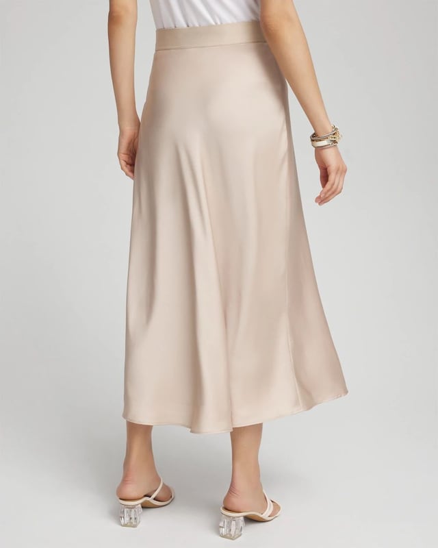 Black Label Satin Skirt - image 3